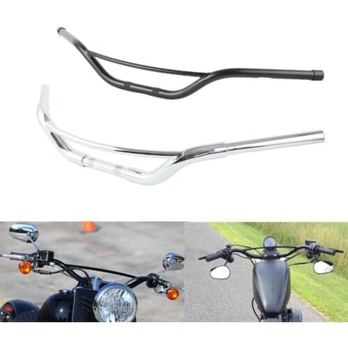 Motorcycle 1" Diameter Hollywood Handlebar For Harley Dyna Sportster 10-later XL1200X 06-later Street Bob Wide Glide Softail