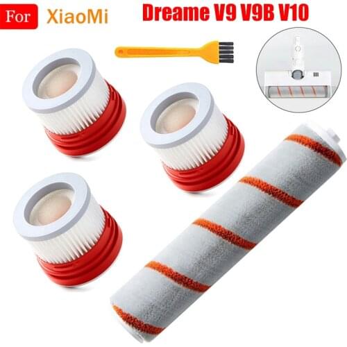 HEPA Filter For XiaoMi Dreame V9 V9B V10 Wireless Handheld Vacuum Cleaner Accessories Hepa Filter Roller Brush Parts Kit