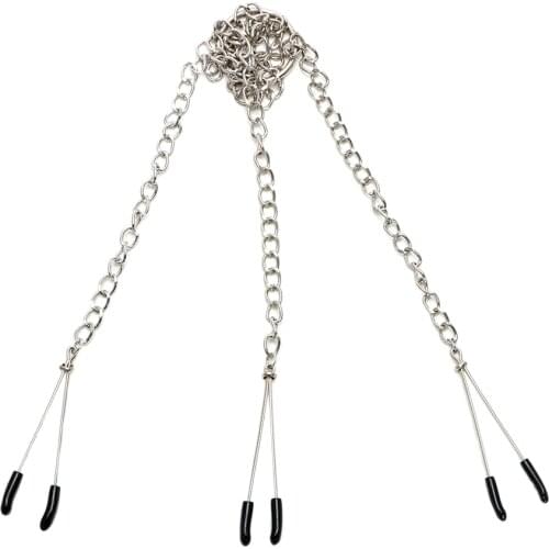 IKOKY Sex Toys for Women Adult Games Papilla Erotic Toys Breast Clips Nipple Stimulator Nipple Clamps With Chain SM Products