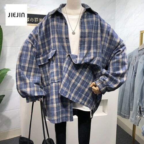 JIEJIN Women's Plaid Shirts