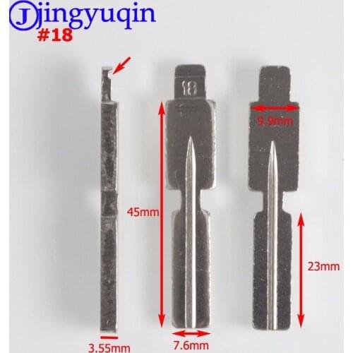 Jingyuqin BMW For #18 Blade Remote New Arrival Blank Key Replacement Uncut Blade
