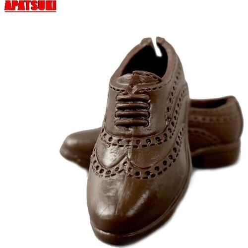 Brown Doll Business Shoes For Ken Doll Shoes For Barbies Boyfriend Prince Ken Boy Male Doll 1/6 BJD Dolls Accessories Kids Toys