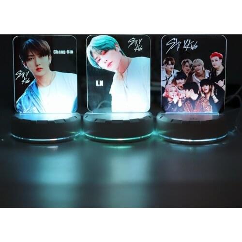 Kpop Stray kids Colorful LED lights Night light