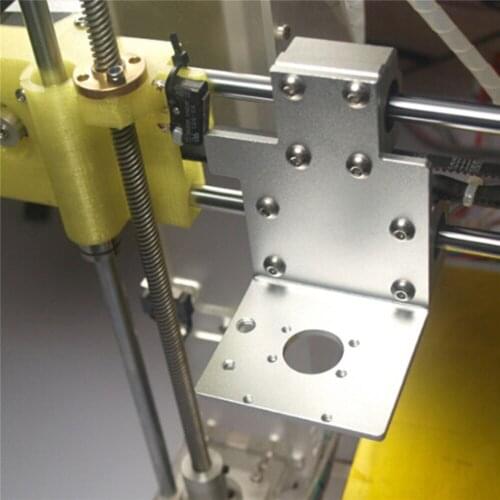 Aluminum Alloy Print Head Mount for Reprap Prusa i3 3D Printer X-Axis Remote/ Short-Range Printhead Mount Repair Parts