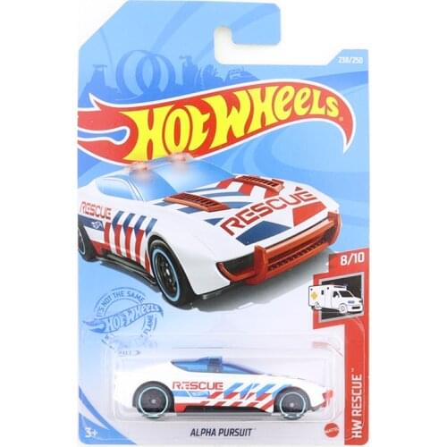 2021-238 Hot Wheels ALPHA PURSUIT Mini Alloy Coupe 1/64 Metal Diecast Model Car Kids Toys Gift