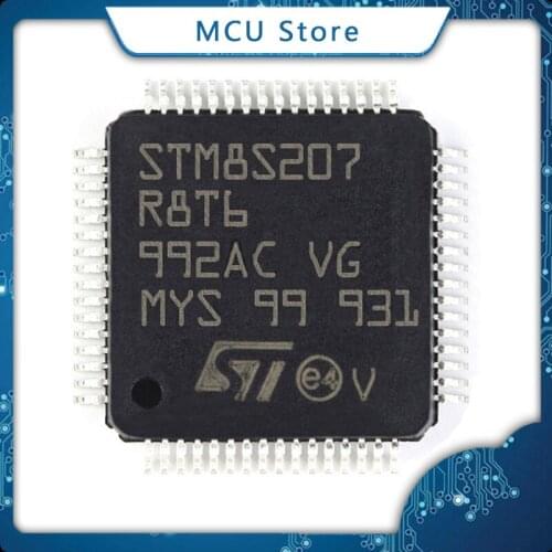 1PCS STM8S208RBT6 STM8S208R8T6 QFP64 STM8S207R8T6 STM8L152R8T6 QFP STM8S microcontroller chip in stock 100% new and original