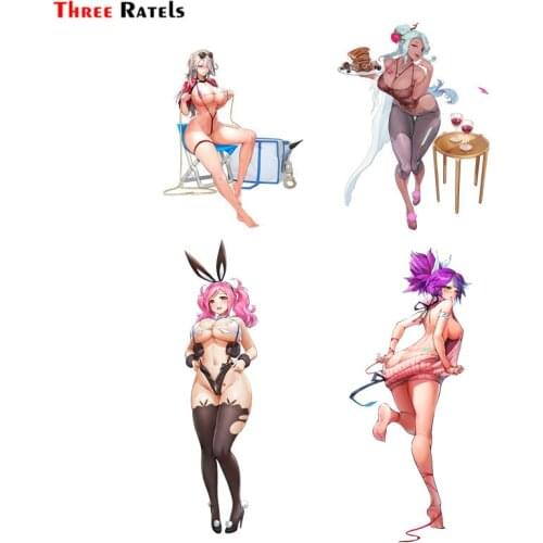 Three Ratels F27 car body sticker anime sex girl decal