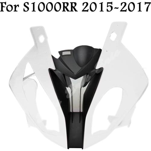 New Motorcycle Injection Moulding Unpainted Upper Front Cowl Nose Fairing For BMW S1000RR 2015 2016 2017