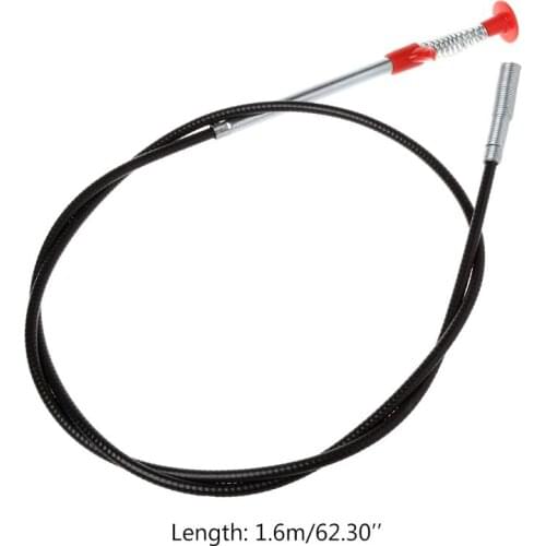 Drop Shipping Stainless Steel Flexible Pick Up Tool Long Spring Claw Grip Toilet Kitchen Sewer Cleaning Supply Length 1.6m