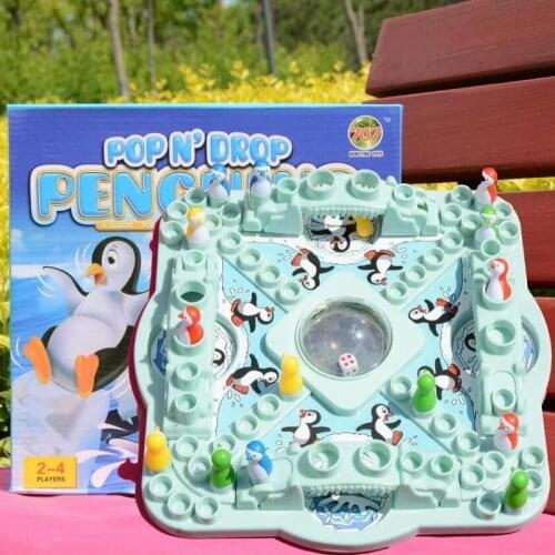 Penguin Flying Chess Jumping Chess,Super Big Dice, Parent-child Interactive Educational Toys, Kids Board Games Party Games