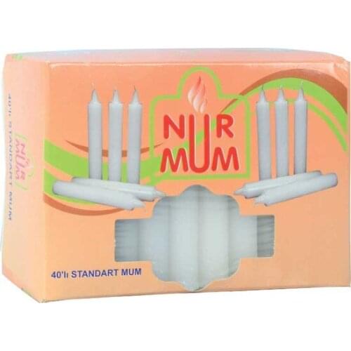 Nur Candle Standard Grocery Candle 40 S candles and scents свечи и ароматы velas y aromas