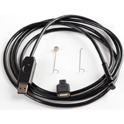 7MM 1.3MP 2in1 USB Endoscope Camera For OTG Android Smart Phone and PC CMOS Borescope Otoscope Digital Microscope