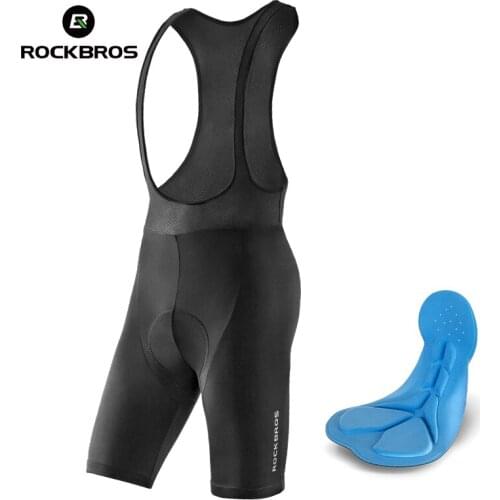 ROCKBROS Cycling Mens Shorts Women with 3D Cushion Mountain Bike Breathable Elasticity Quick-drying Slim Bicycle Short Trousers