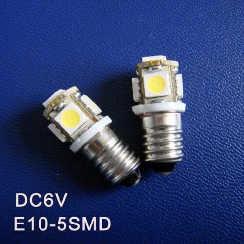 High quality DC6.3V E10,E10 Led Light,E10 Led,E10 Bulb 6V,E10 LED Lamp,E10 Light 6.3V,E10 Indicator Lamp,free shipping 100pc/lot