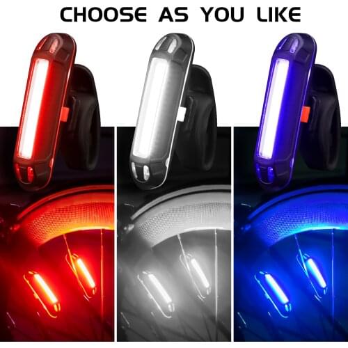 2021 Outdoor LED Charging Cycling Taillight Bike Rear Light Accessories Waterproof USB Charge Cycling Tail Taillight Bike Light