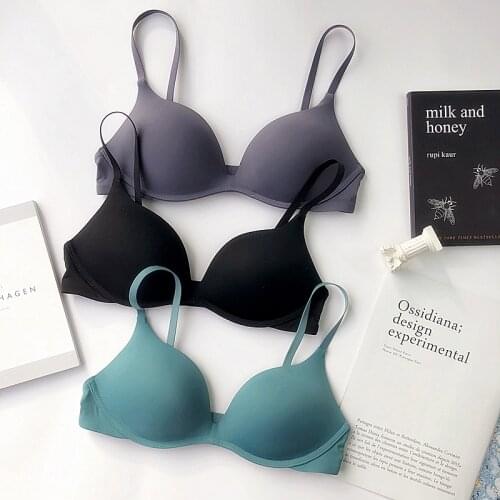 Wriufred Seamless Push Up Bra Women Underwear One-piece Smooth Lingerie Breathable Sexy Breathable Healthy Bralette Sleepwear