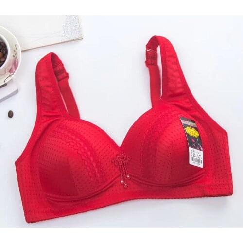 Large size lingerie thin section without rims sexy beauty back gathers the vice milk plus underwear bra