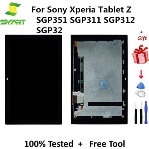 LCD Screen For Sony Xperia Tablet Z SGP351 SGP311 SGP312 SGP32 LCD Touch Screen Digitizer Assembly Replacement