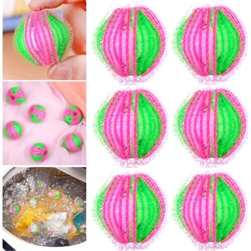 10 Pcs Magic Hair Removal Laundry Balls Clothes Personal Care Hair Ball Washing Machine Cleaning Ball Grabs Fuzz Hair