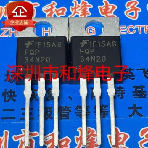 100% New&original FQP34N20 TO-220 200V 30A