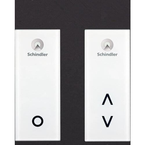 1pce Schindler elevator 3300 3600 5500 call button plate glass AQ1H1497