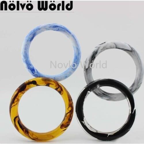 2-10-20 pieces 6 Colors Customized 1cm Thick 12cm purse circle handle frame,HOT Selling Beach Bag Round Handle