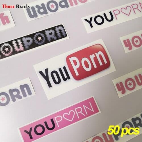 Three Ratels youporn 50pcs Graffiti Stickers For Moto car & suitcase cool laptop stickers Skateboard sticker pvc