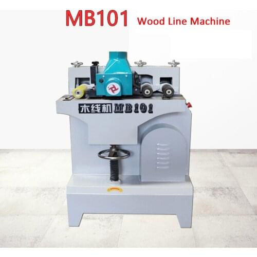 3KW MB101 Automatic Wood Line Machine 100mm Woodworking Door Frame Line Machine Durable 685* 150mm Wood Moulder Milling Machine