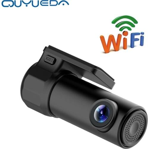 Car WIFI DVR Dash Camera Support 170 Degree Angle Clear Night Vision APP Management 1080P Vehicle Video Recorder Hidden Blackbox