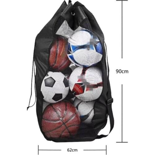 Large-Capacity Outdoor Sports Ball Bag Multi-Function Outdoor Sports Bag Football Basketball Bag Sports Storage Net Backpack