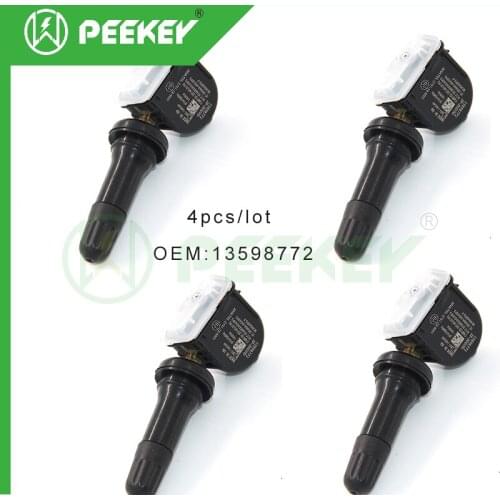 4pcs Tire Pressure Monitor System sensor TPMS Sensor for ACDelco 13598772 Original Equipment DG Tyre Pressure sensor Car Alarm