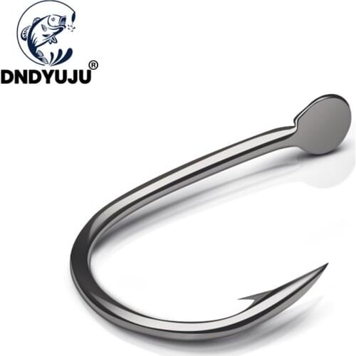 DNDYUJU 500pcs/box High Carp Fishing Hooks High Carbon Steel Fish Hooks Matt Black Barbed Curve Gripper Style Sharp Carp Hooks