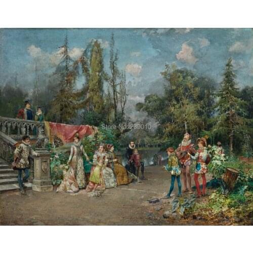 Free shipping Outdoor performances oil painting canvas prints classical oil painting on canvas home wall art decoration picture