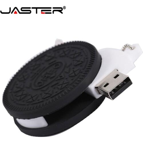 JASTER Cartoon Oreo Biscuits model usb2.0 4GB 8GB 16GB 32GB 64GB 128GB pen drive USB Flash Drive creative gifty Stick Pendrive