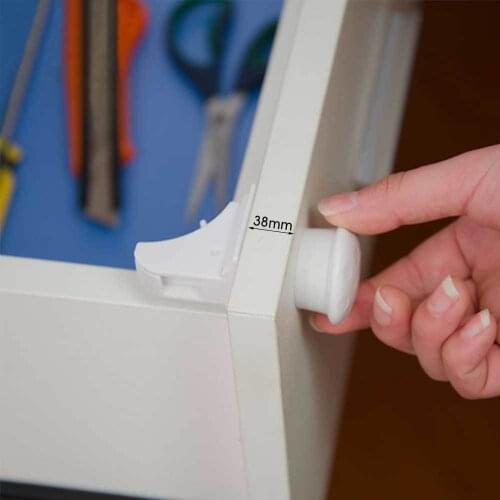 4+1 Magnetic Children Lock Baby Safety Baby Protection Cabinet Door Lock Kids Drawer Locker Security Invisible Locks Dropshiping