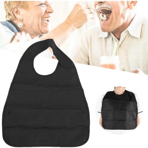 Adult Bibs Waterproof Soft Apron Adult Poly Bibs Long Clothing Protector for Elderly Patient Health Care Tool