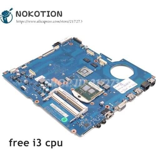 NOKOTION For samsung NP-RV711 RV711 laptop motherboard Geforce 315M DDR3 Free i3 BA92-08128B BA92-08128A BA41-01574A
