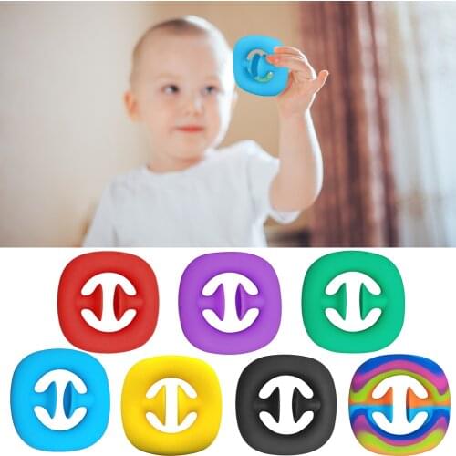Finger Hand Grip Stress Reliever Toy Anti Stress Toy Autism Anxiety Relief Toys Extrusion Sensory Fidget Reliver Healthy Toy