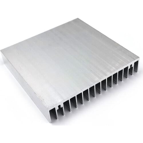 2pcs 100x100x13mm Aluminum Alloy Board Radiator Heatsink Cooling Plate 10cm for COB Lamp LED Lights Heat Dissipation Radiating
