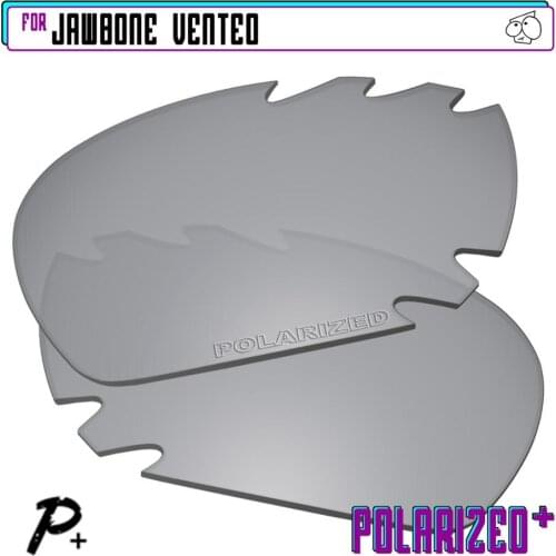 EZReplace Polarized Replacement Lenses for - Oakley Jawbone Vented Sunglasses - Silver P Plus