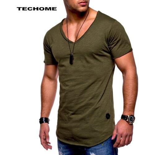 Мужские однотонные футболки TECHOME China At AliExpress