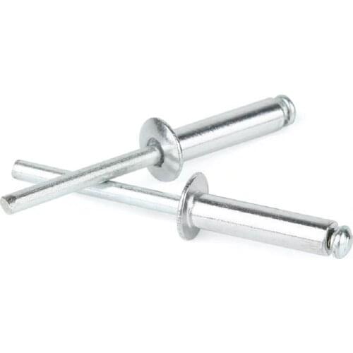 100Pcs GB12618 M2.4 M3.2 M4 Blind Rivets Break Mandrel Nail Pop Rivets For Furniture Car Aircraft Aluminium HW021