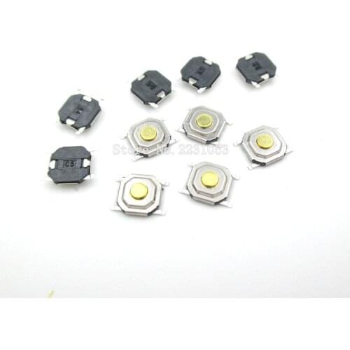 100PCS/Lot 5.2*5.2*1.5mm 4 Pin SMT Metal Tactile Push Button Switch Tact Switch