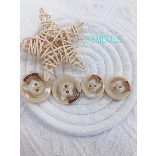 30pcsResin Imitation Horn Large Buttons For Clothing Sweater Suit Coat Vintage Decorations DIY Accessories Wholesale