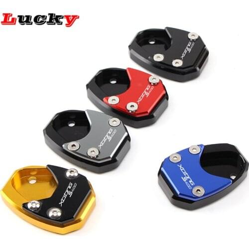 5 color For KYMCO XCITING 400 S400 XCITINGS400 2017 2018 2019 Motorcycle CNC Aluminum Kickstand Side Stand Extension Enlarger