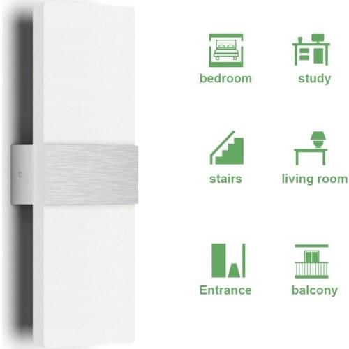 Aluminum Wall Sconce Lamp Wall Lighting For Bedside Living Room Kitchen Wall Lamp Fashion Adjustable Living Room Modern