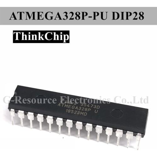 ATMEGA328P-PU DIP-28 ATMEGA328P 8 Bit MCU Low Power High Performance AVR Series Microcontrollers
