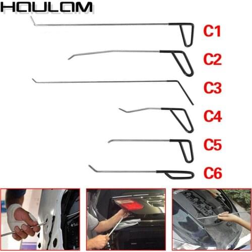 Car Repair Rods Hook Tools Paintless Dent Repair Car Dent Removal Tools C Kit tools for auto paintless dent kit set