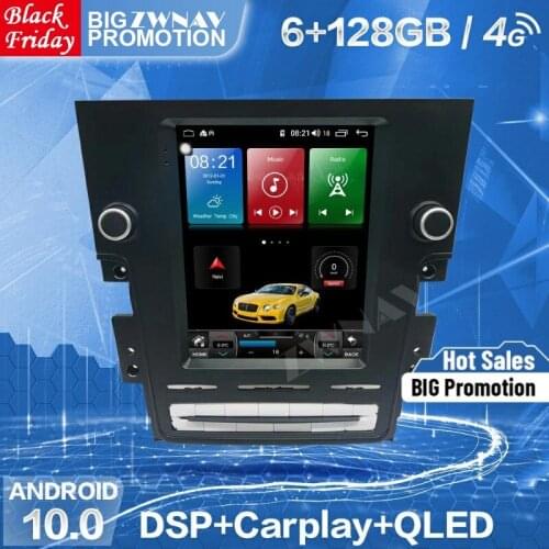 128G Carplay Android 10 Car Multimedia DVD Player For Lincoln Navigator 2016 2017 GPS Navigation Video BT Radio Stereo Head Unit