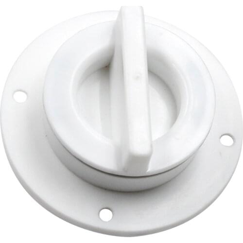 White ABS Drain Holes Plugs Fit for 9cm Outer Diameter Holes Boat Accessories K0AF